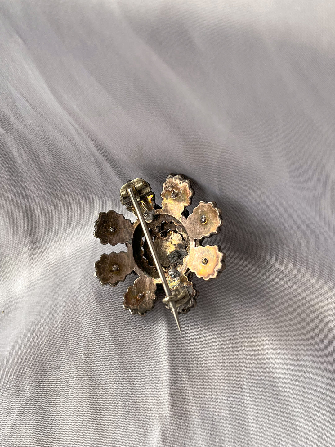 Beautiful Bohemian Garnet Brooch C. 1890