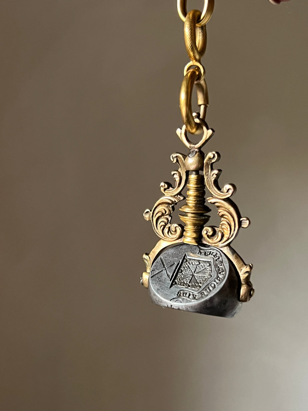 Remarkable 18th Century Fob of the Campbell Family with Important Heraldry