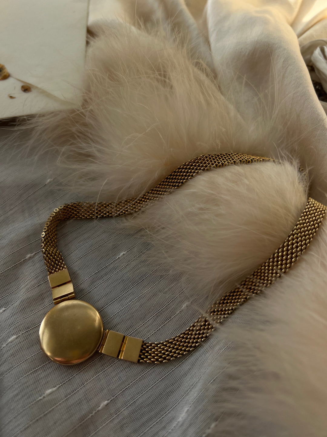 Art Nouveau Lion Collar in 14ct