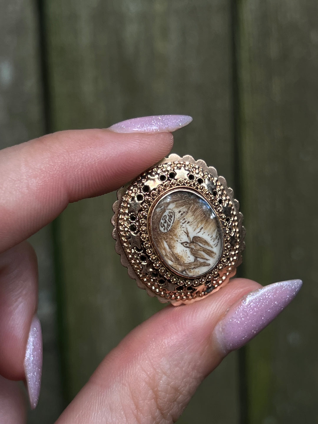 Exceptional 19th Century Small Scale Memorial Pendant