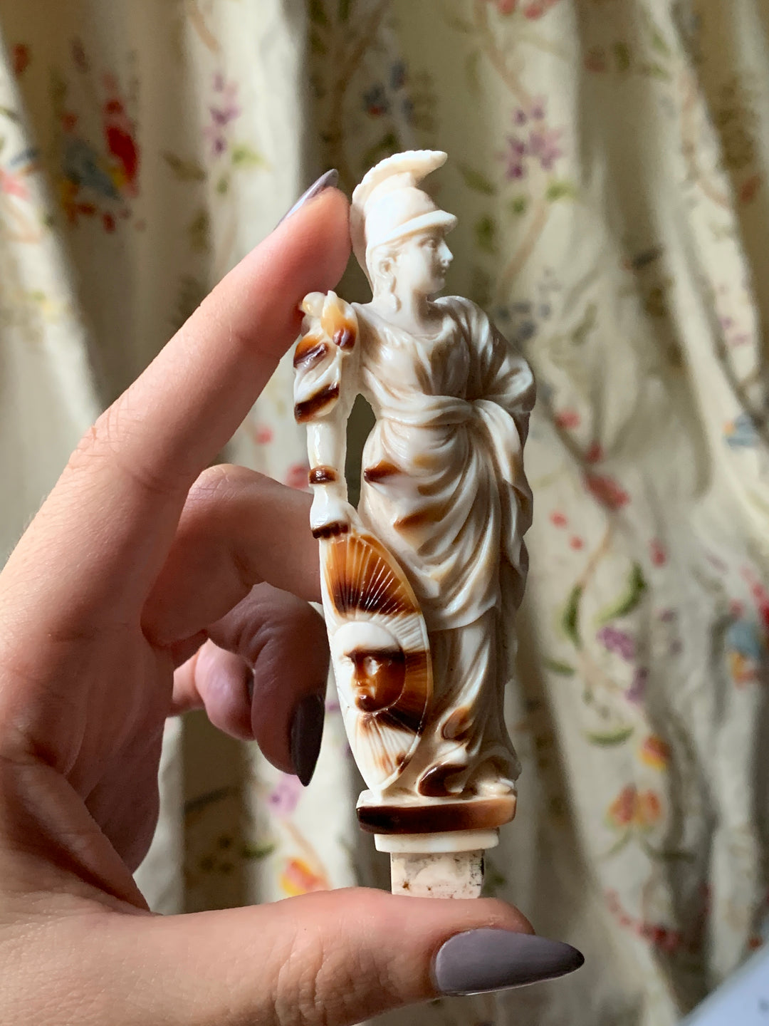 Sizable Grand Tour Letter Opener Depicting the Goddess Athena