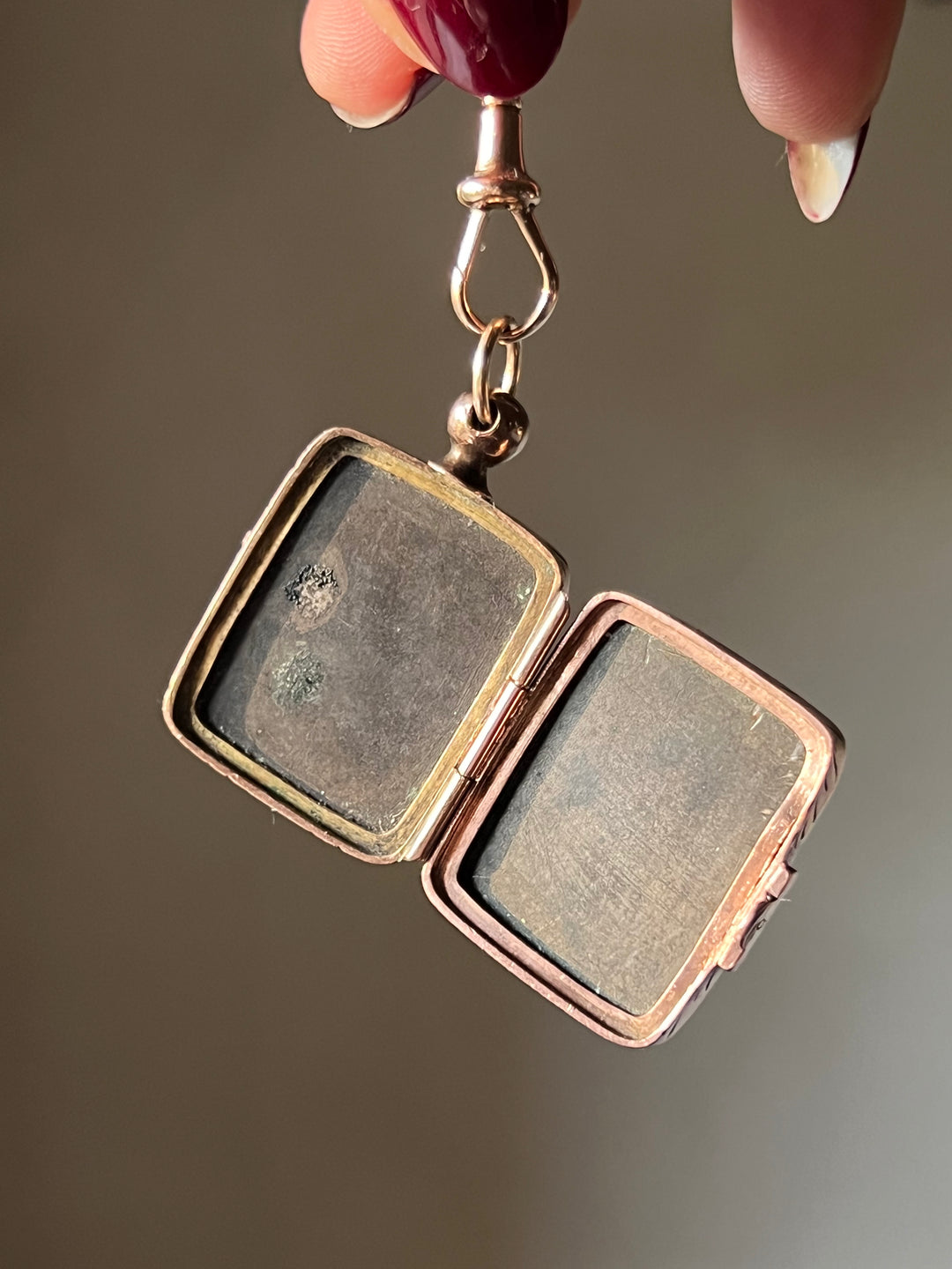 Shakudo Locket in 9ct Gold Circa 1890