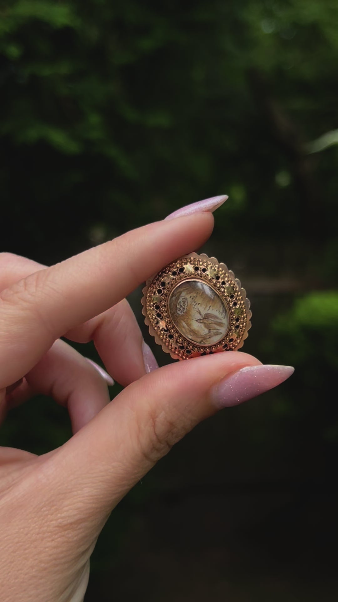 Exceptional 19th Century Small Scale Memorial Pendant