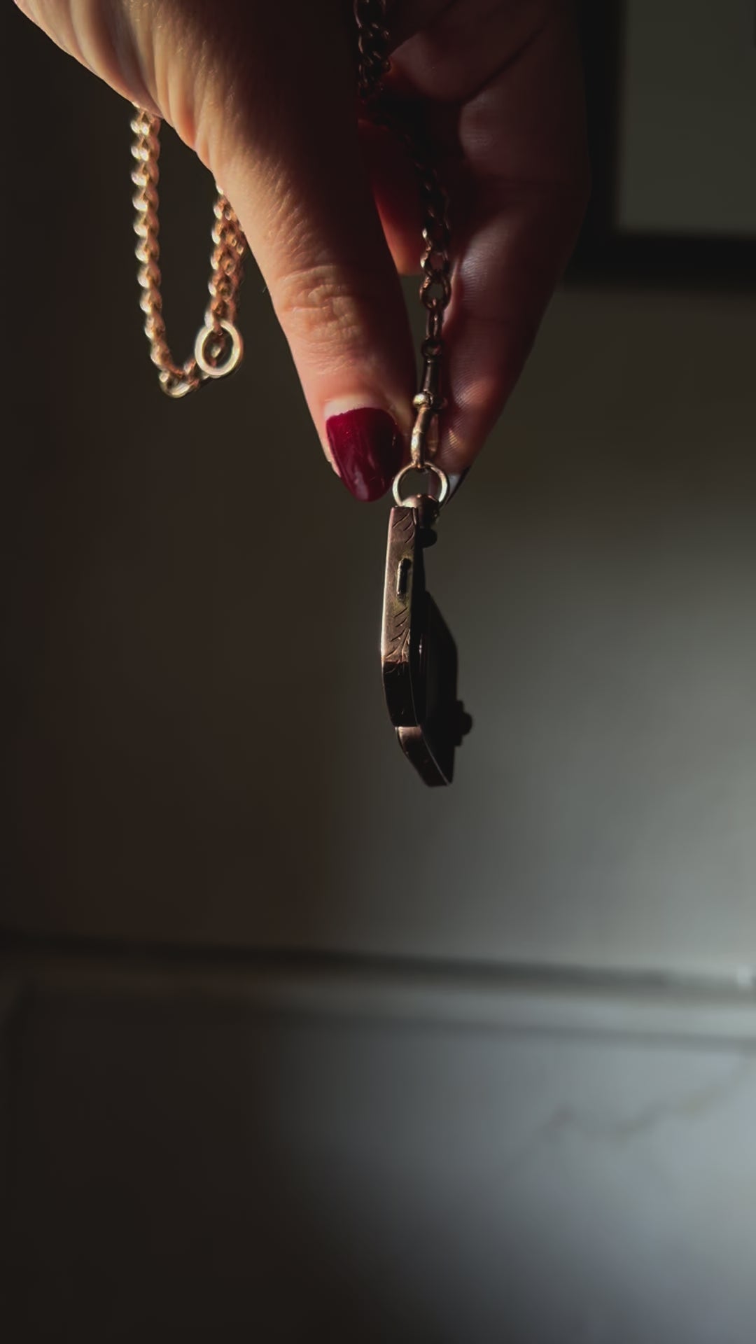 Shakudo Locket in 9ct Gold Circa 1890