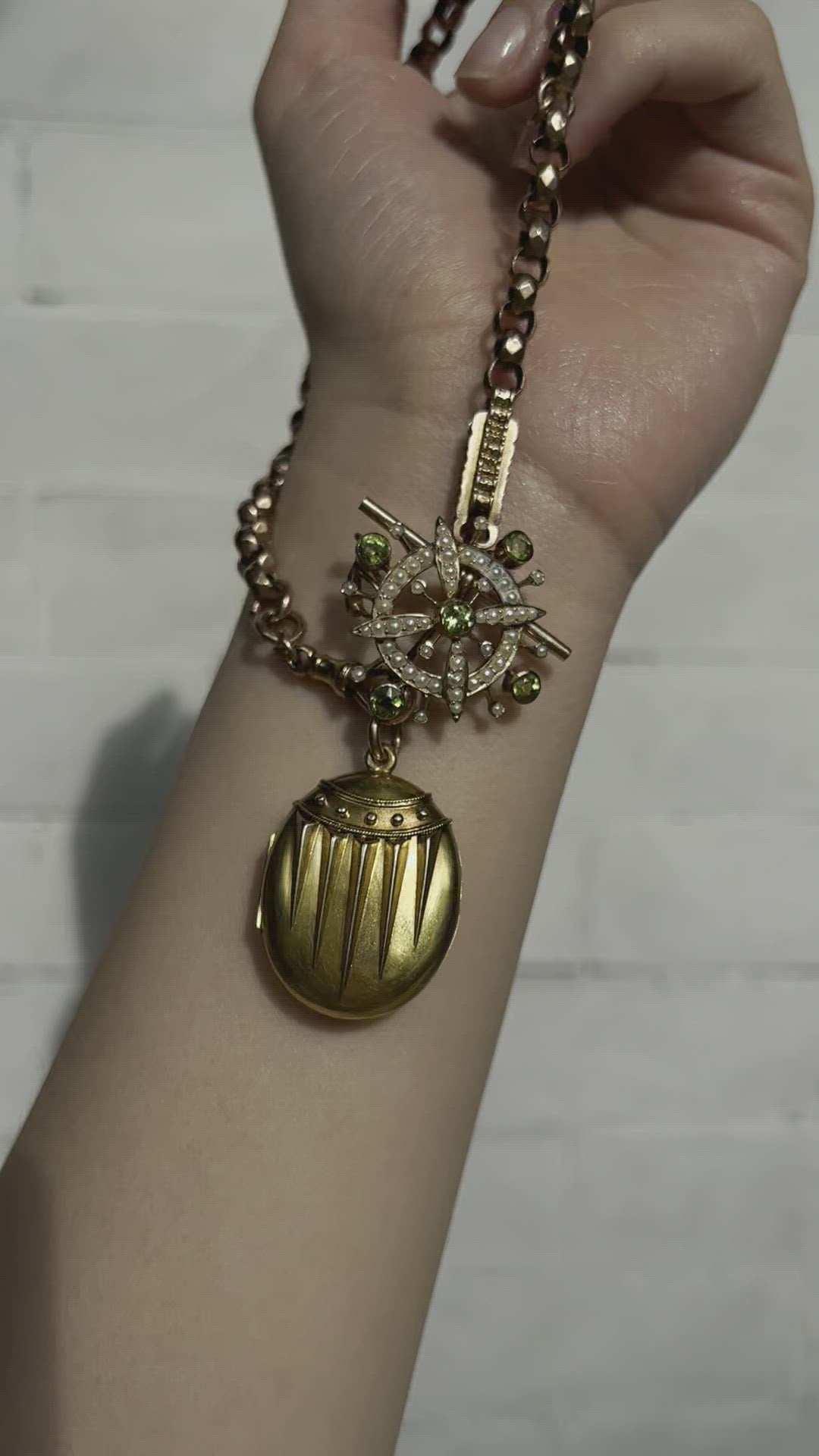 Exceptional 15k Archaeological Revival Locket