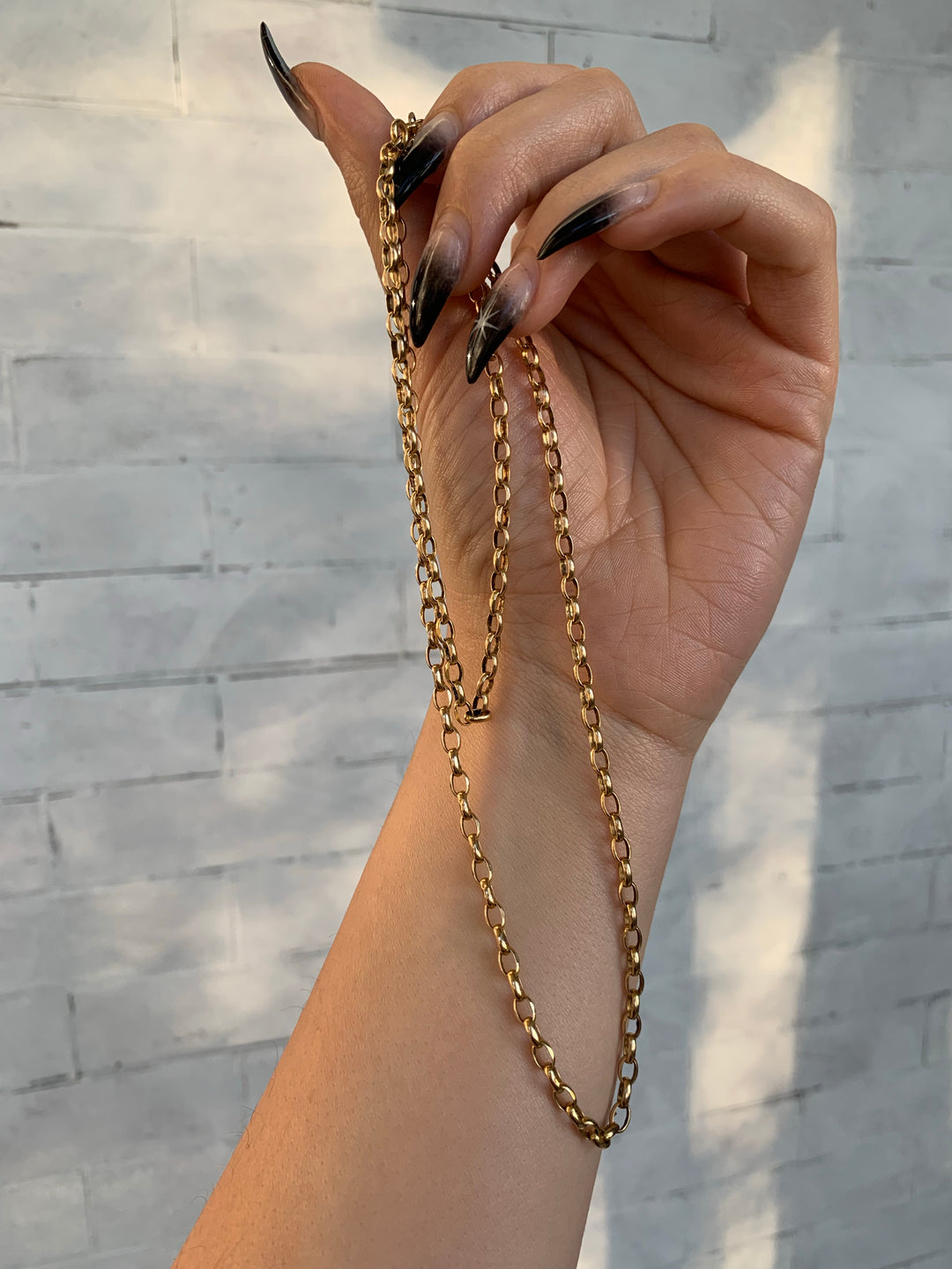 10k Vintage Oval Rollo Chain