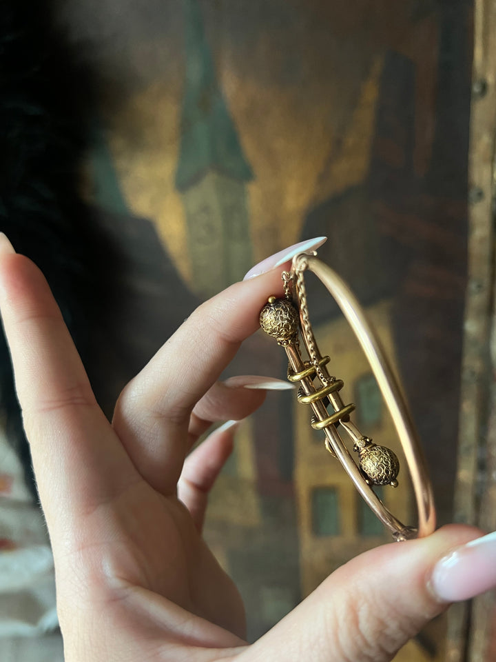 American Archaeological Revival “Bijoux à Cléopâtre” Snake Bangle C. 1870