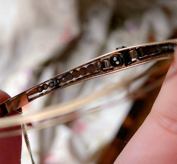 American Belle Epoque Rose Cut Diamond Bangle