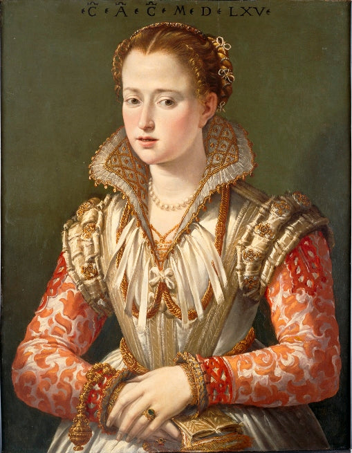 Early 20th C French Renaissance Revival Necklace in Sapphire, Emerald, Diamond, and Pearl with Bow Motifs