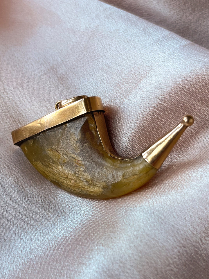 Victorian Tiger Claw Pendant Capped in 14ct