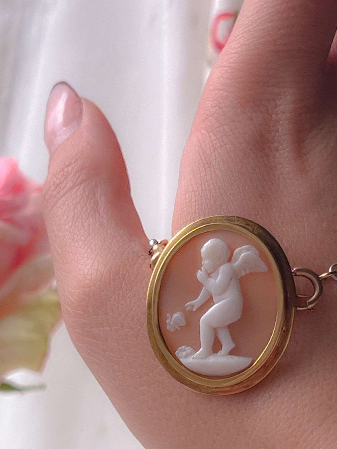 Early 19th C Cameo of Cupid in 15ct