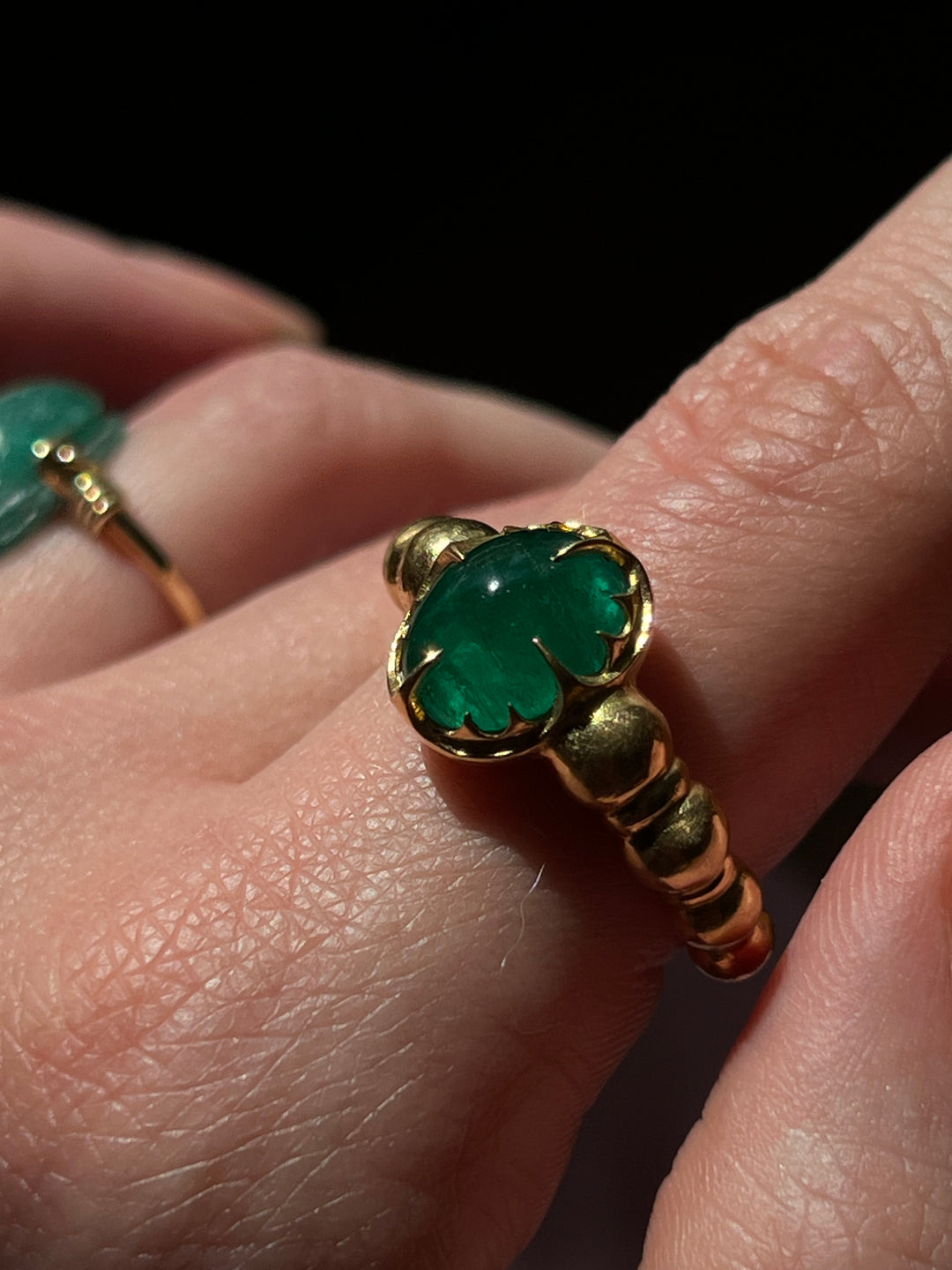 20ct Curious Collection Emerald Bulb Ring