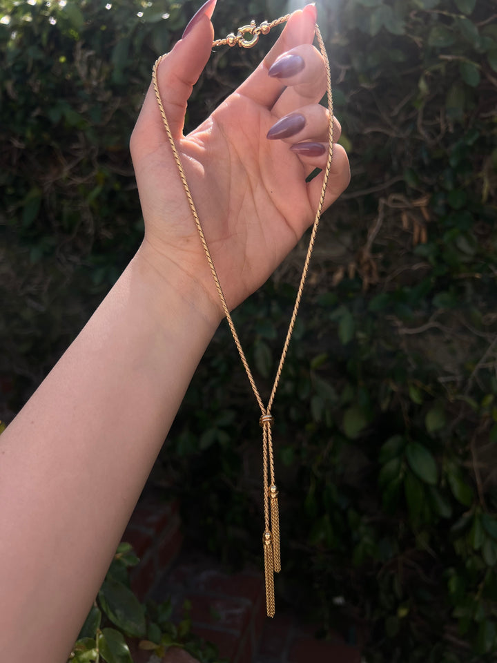 Stunning Vintage Tassel Necklace