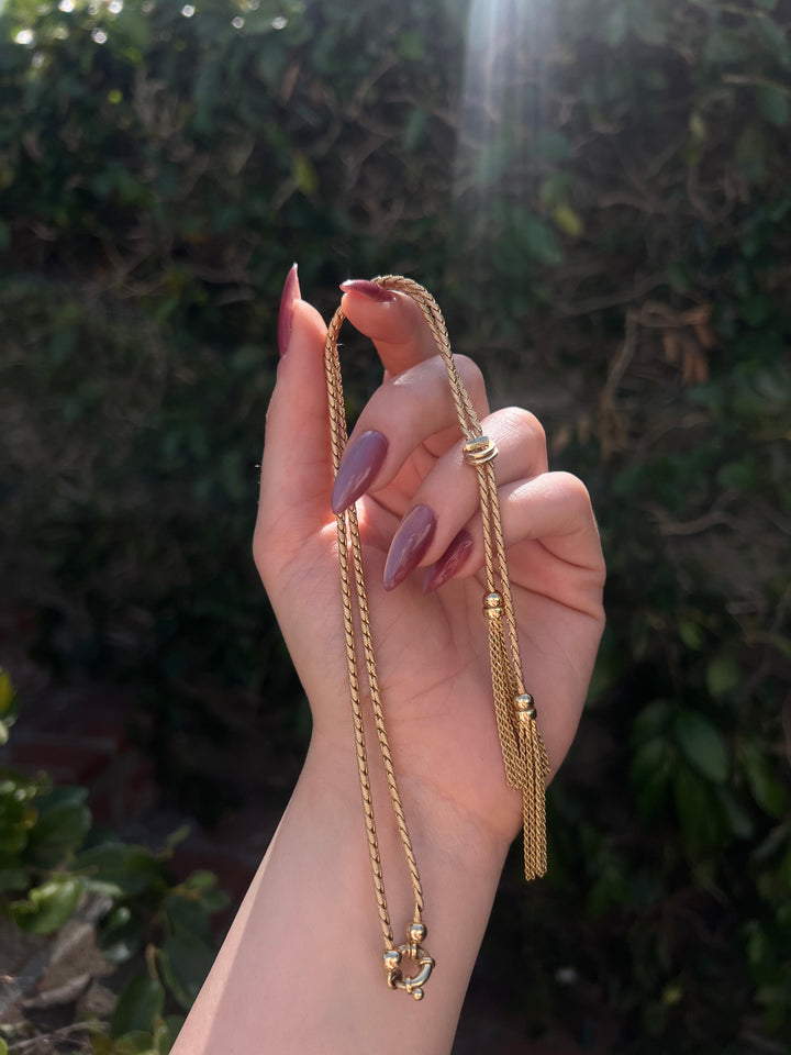 Stunning Vintage Tassel Necklace