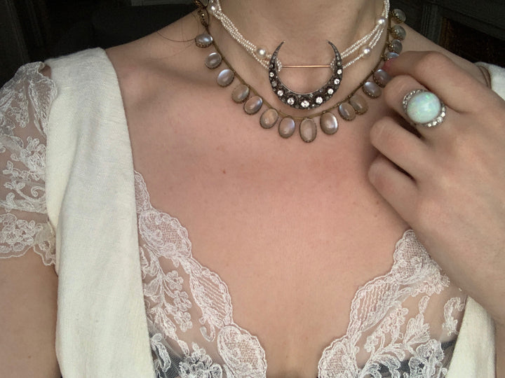 Wonderful Vintage Pearl All Cream 26” Eloise