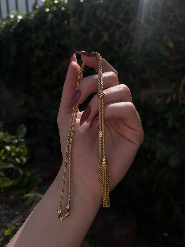 Stunning Vintage Tassel Necklace
