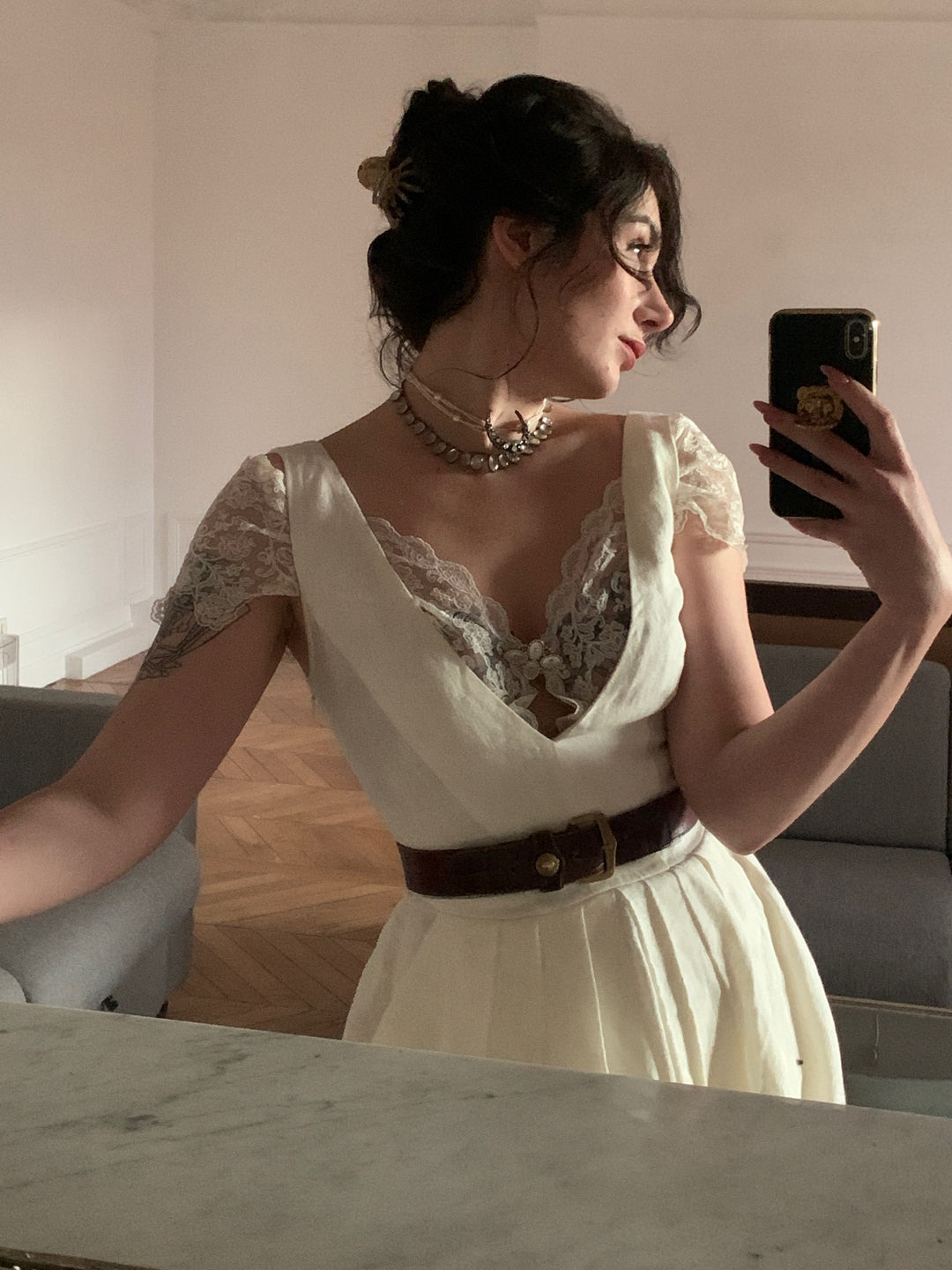 Wonderful Vintage Pearl All Cream 26” Eloise