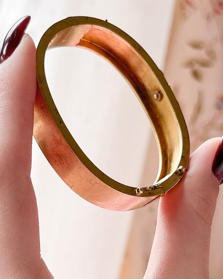 Outrageous Tri-Color Gold Archaeological Revival Bracelet