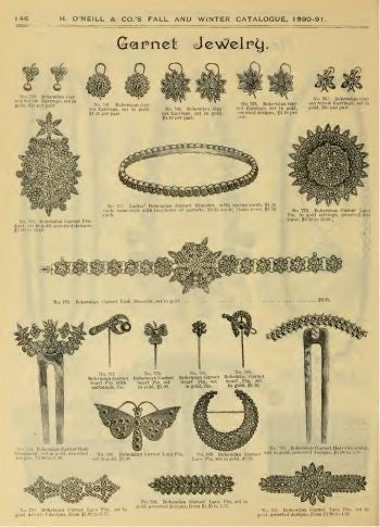 Bohemian Garnet Bomb Ring