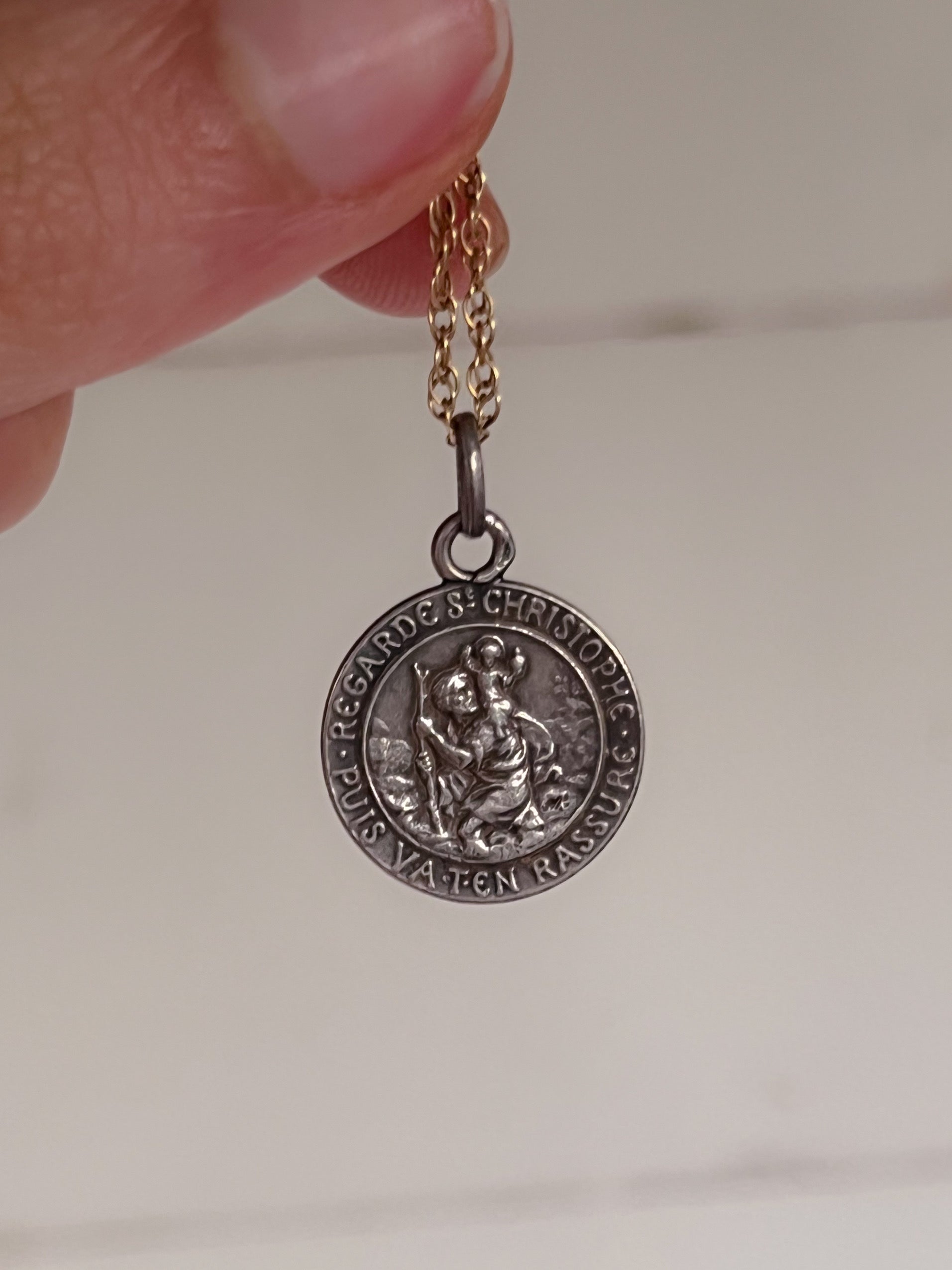 St. Christopher Small Necklace – San Diego Surf Company