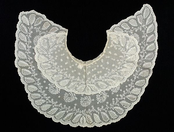Darling Pearl Weddingwork Earrings C. 1830