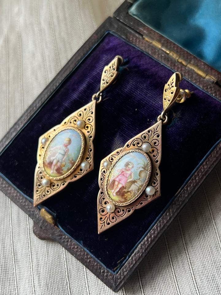 Napoleon III Period Earrings