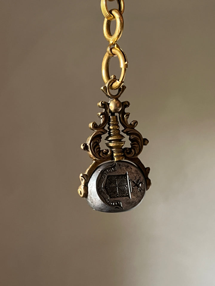 Remarkable 18th Century Fob of the Campbell Family with Important Heraldry