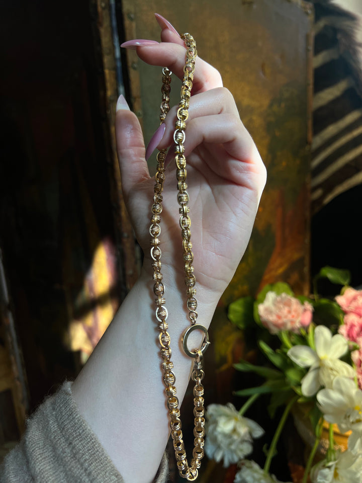 Rare Victorian Orb Chain of 22"
