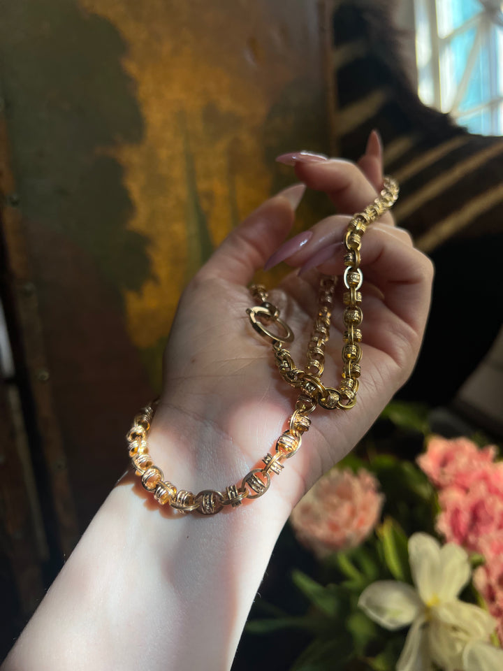 Rare Victorian Orb Chain of 22"