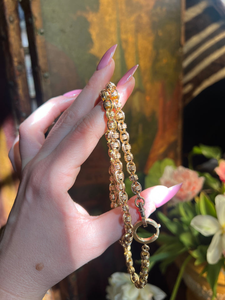 Rare Victorian Orb Chain of 22"