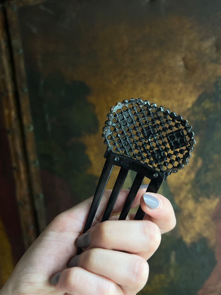 A Wonderful Victorian Jet Hair Ornament