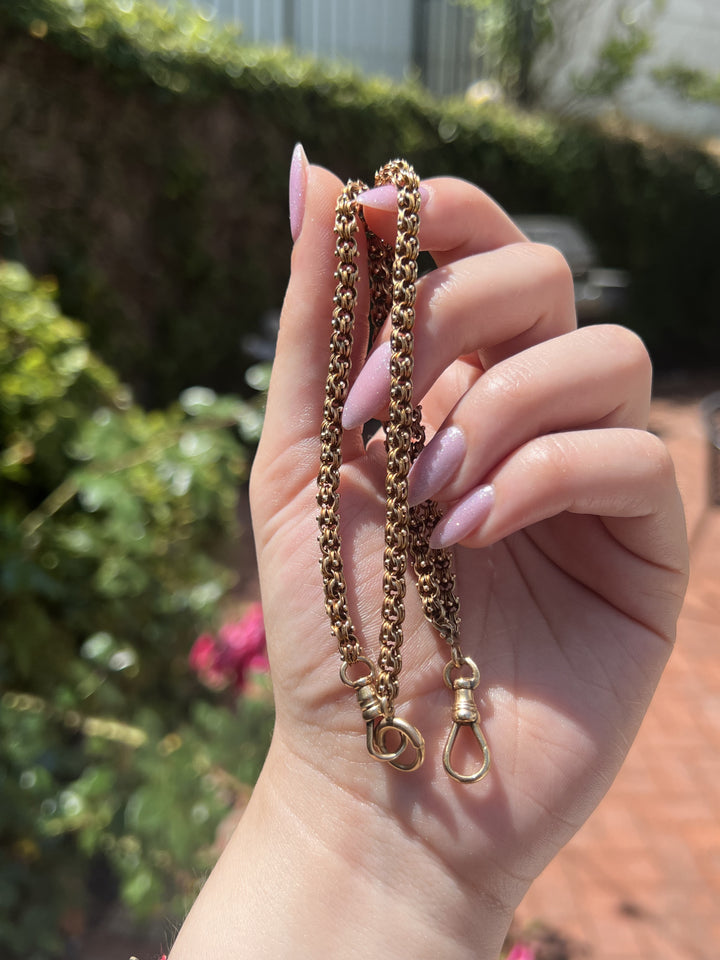 Superb Archaeological Revival Chain in 14ct