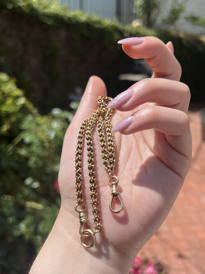 Superb Archaeological Revival Chain in 14ct