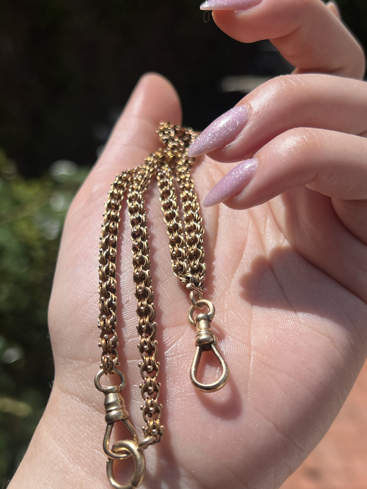 Superb Archaeological Revival Chain in 14ct