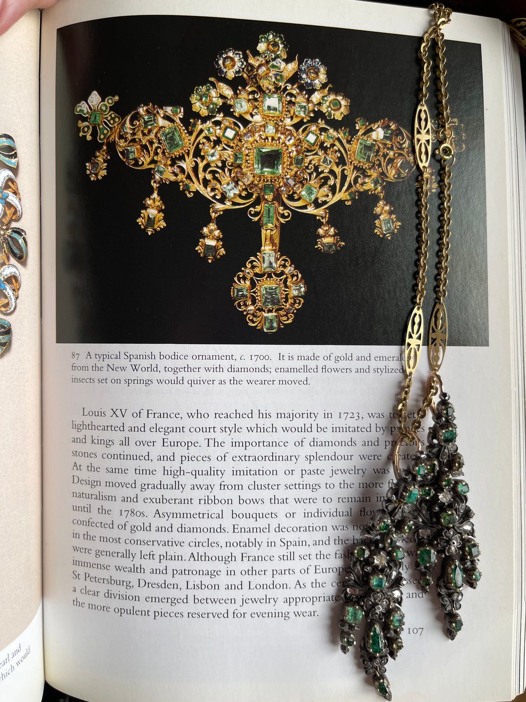Iberian Emerald & Diamond Earrings | 4.26ct Emeralds 1.24ct Diamonds | 18ct Gold & Silver | c.Late 1700s