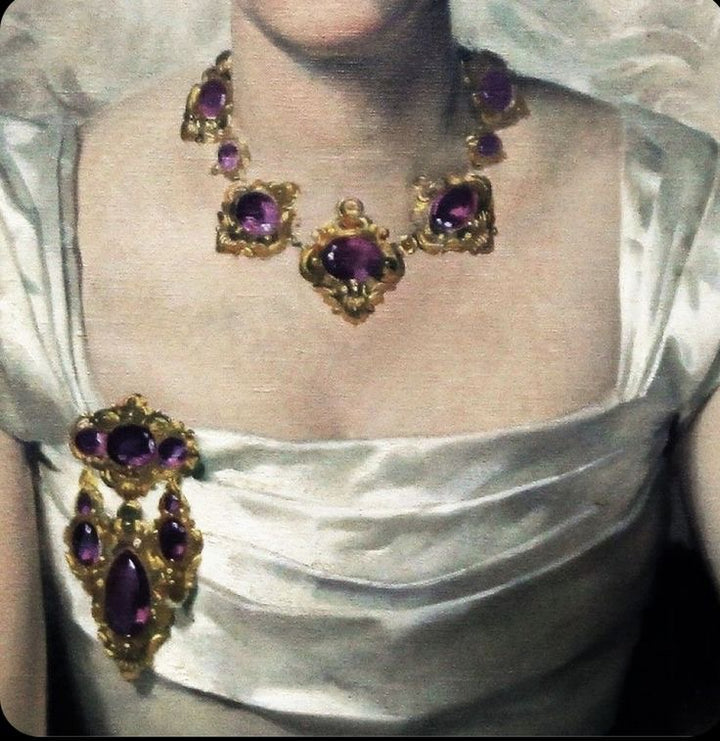 Swedish Amethyst Rivière | 62.79ctw | 18ct Gold | Fully Hallmarked | c.1830s