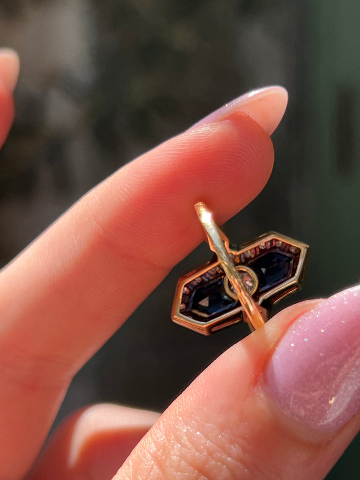 Art Deco 18 ct Gold, Platinum, and Sapphire Ring