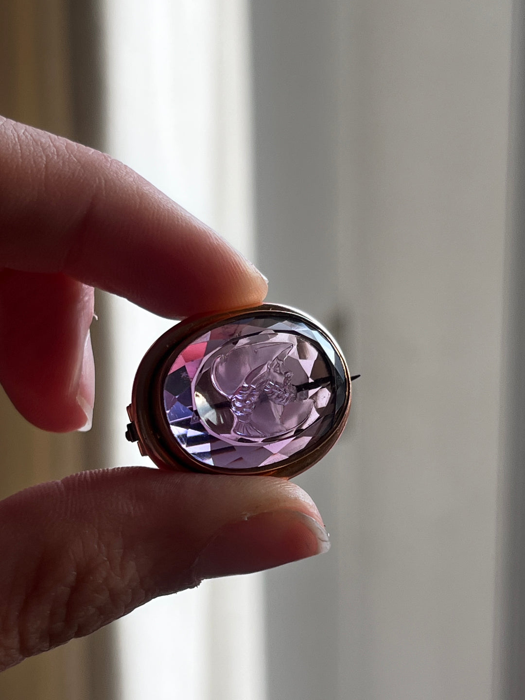 Amethyst Cameo Brooch | Odysseus | 11.30ct | 18ct Gold | Victorian English c.1880s