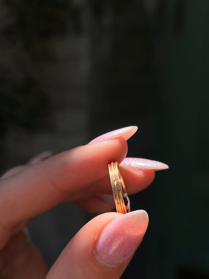 Napoleonic French Rose Cut Diamond Ring in 18ct