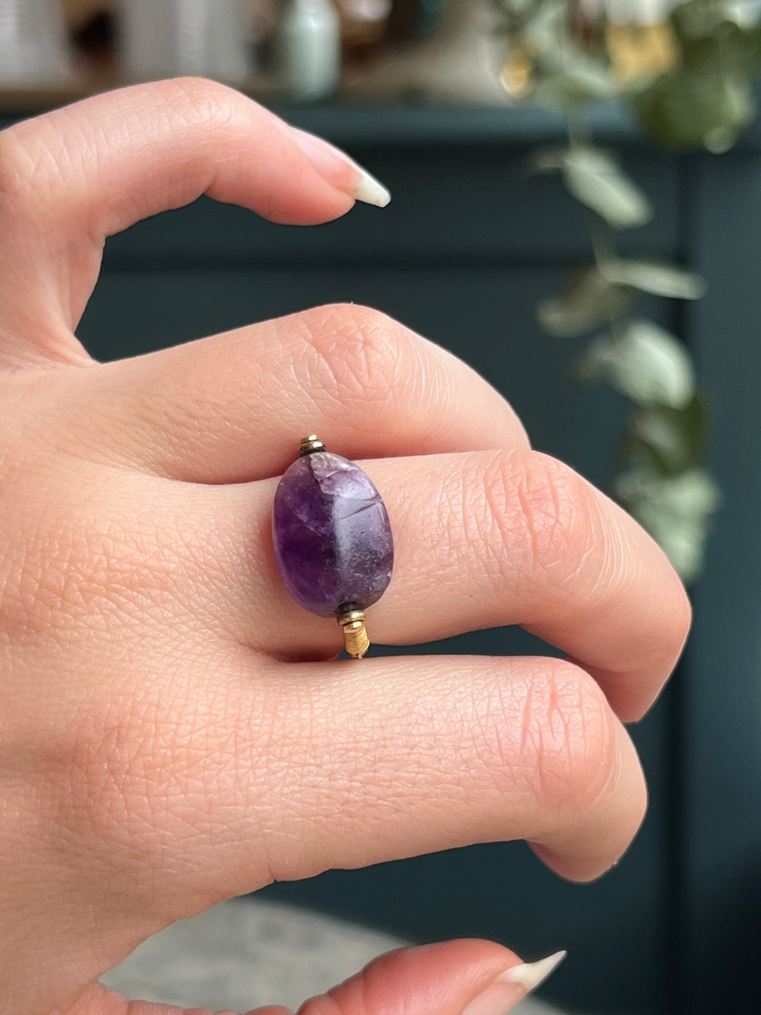 Incredible Amethyst Victorian Egyptomania Scarab Ring