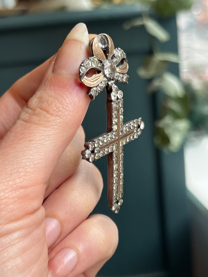 Early 19th Century French Provencial Paste Cross