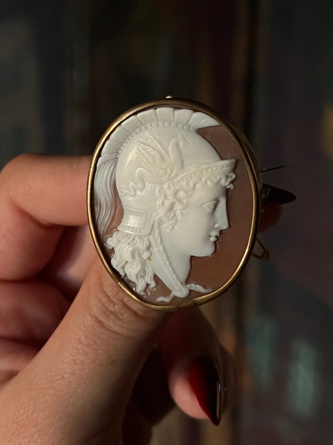 Exceptional Victorian Grand Tour Cameo of Athena