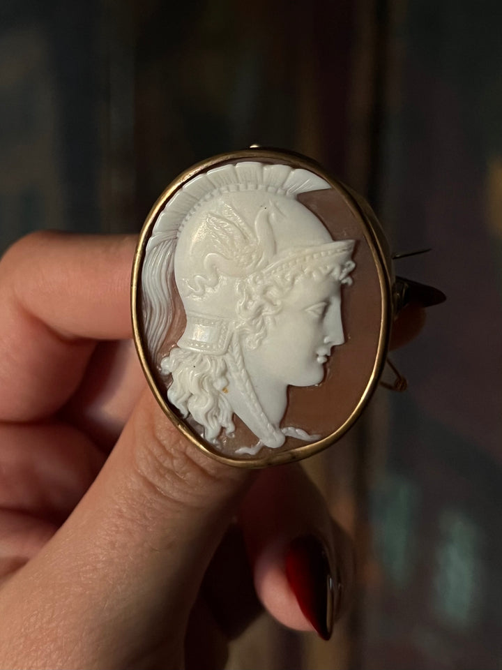 Exceptional Victorian Grand Tour Cameo of Athena