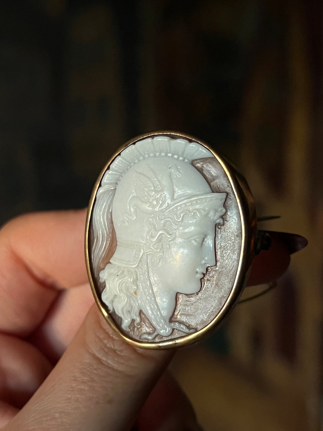 Exceptional Victorian Grand Tour Cameo of Athena