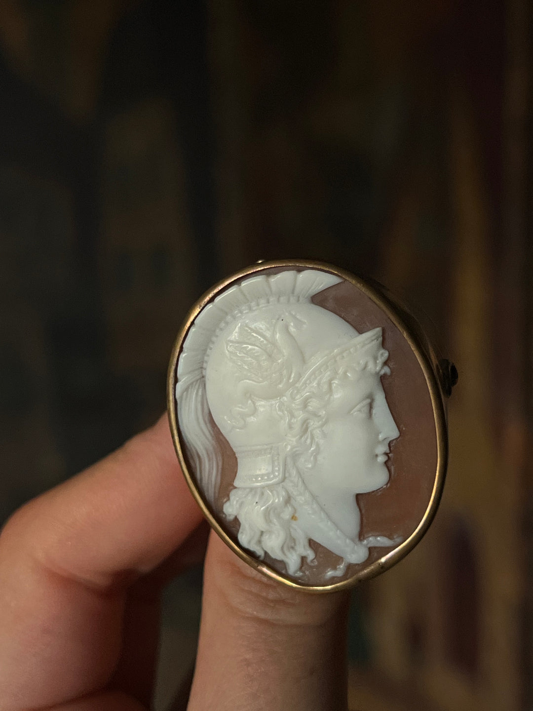 Exceptional Victorian Grand Tour Cameo of Athena