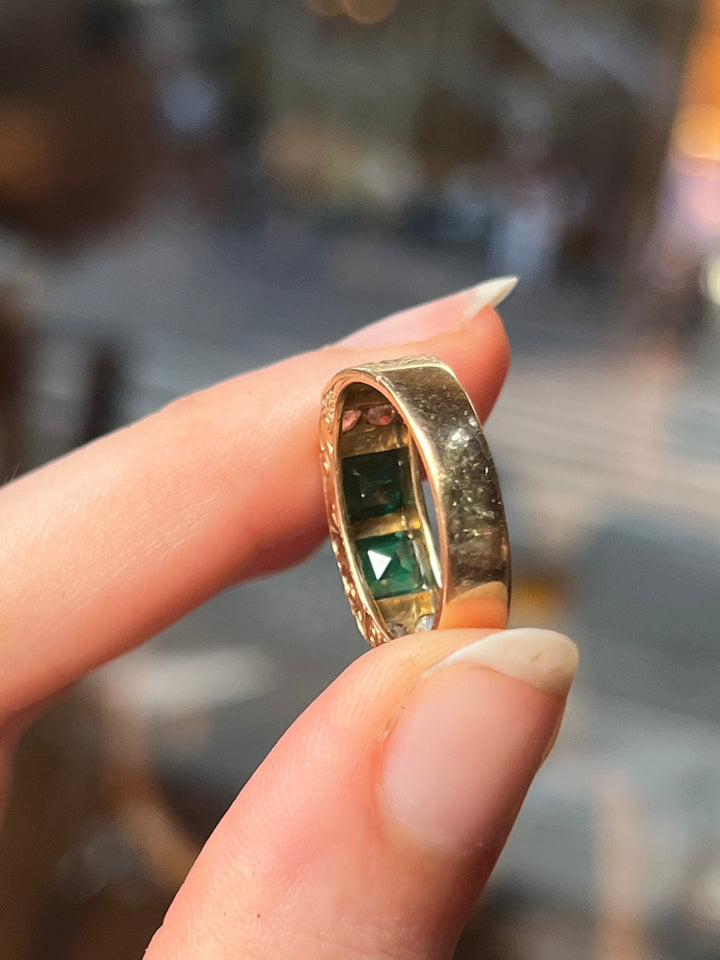 Incredible Toi Et Moi Art Nouveau/Deco Spanish Ring