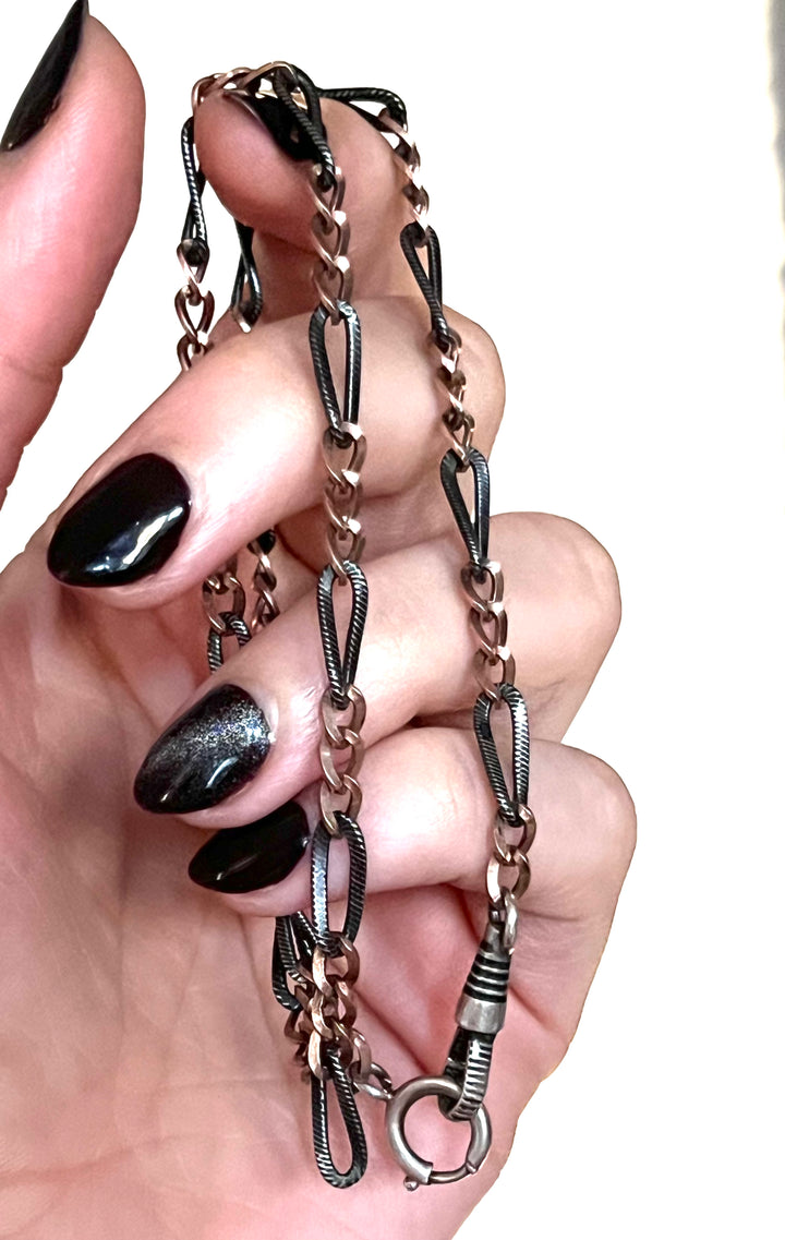 Exceptional European Niello Chain 15”
