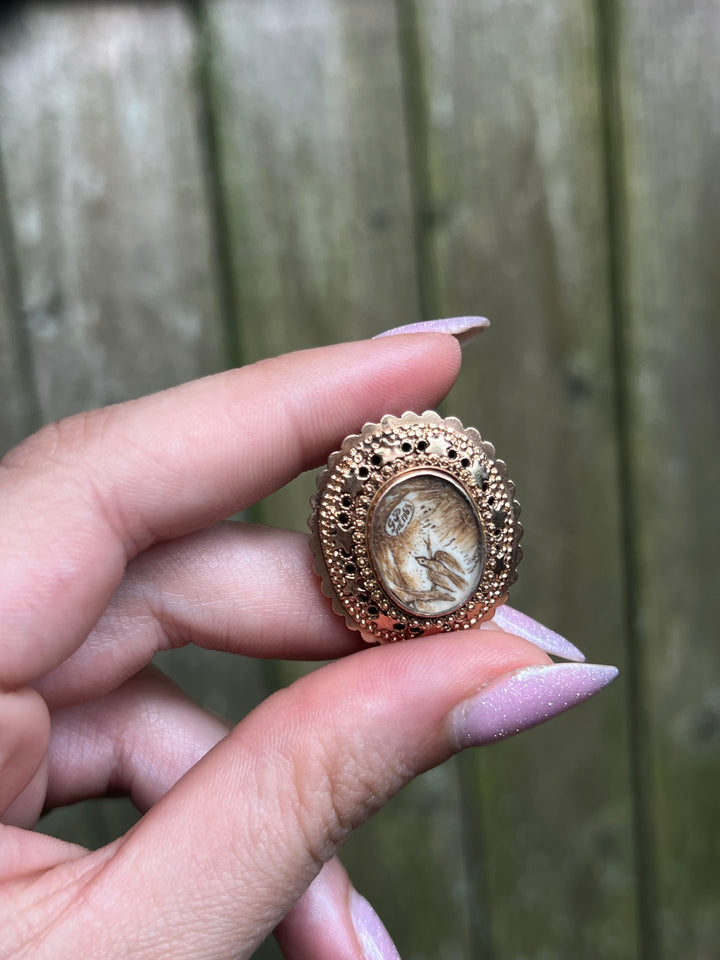 Exceptional 19th Century Small Scale Memorial Pendant