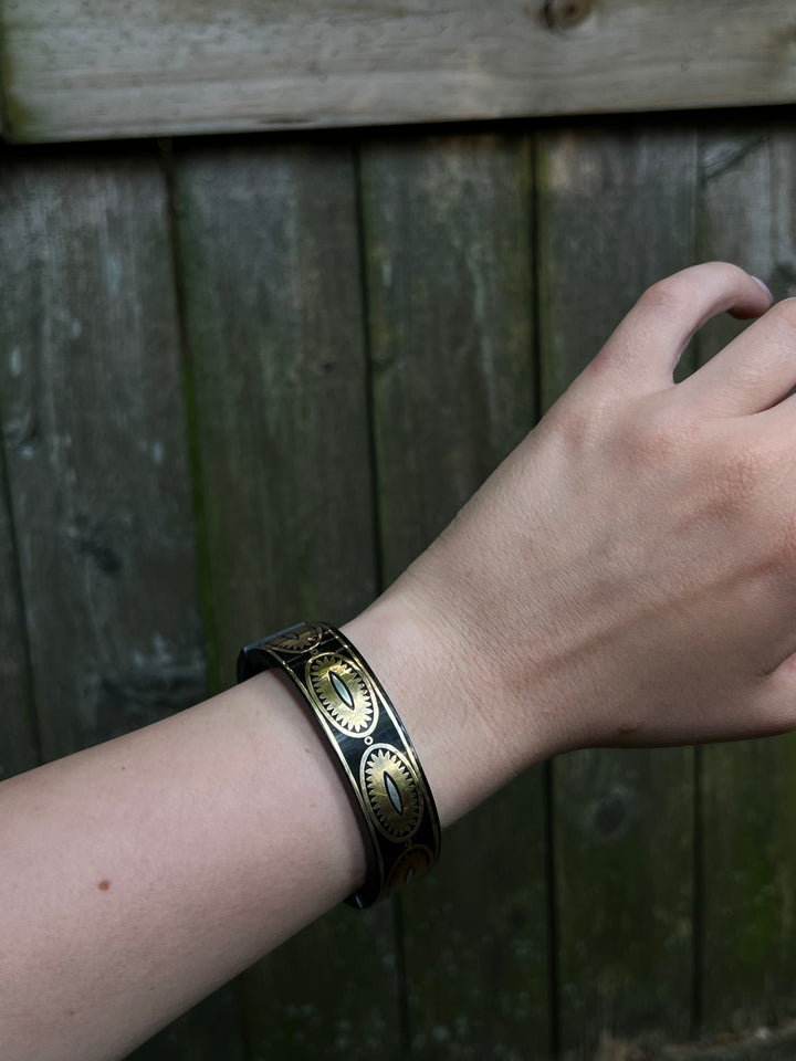 Outrageously Rare Pique Bracelet with 18ct and Sterling