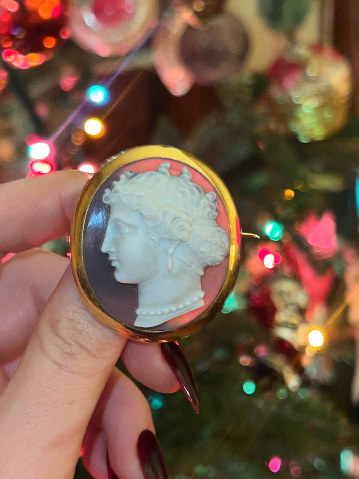 Outstanding 19th Century Hardstone Cameo